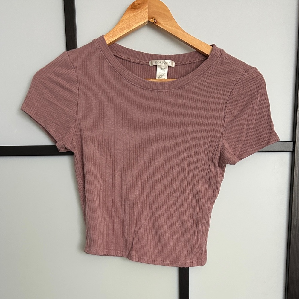 Pink crop top